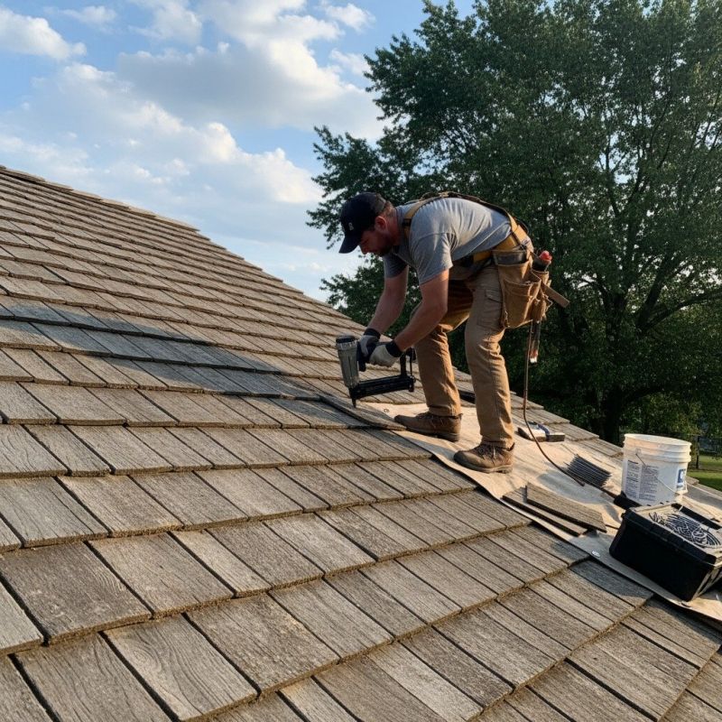 Wood Shake Roof Repair